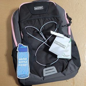 Summit Bungee Backpack, Charcoal Eastsport Unisex New